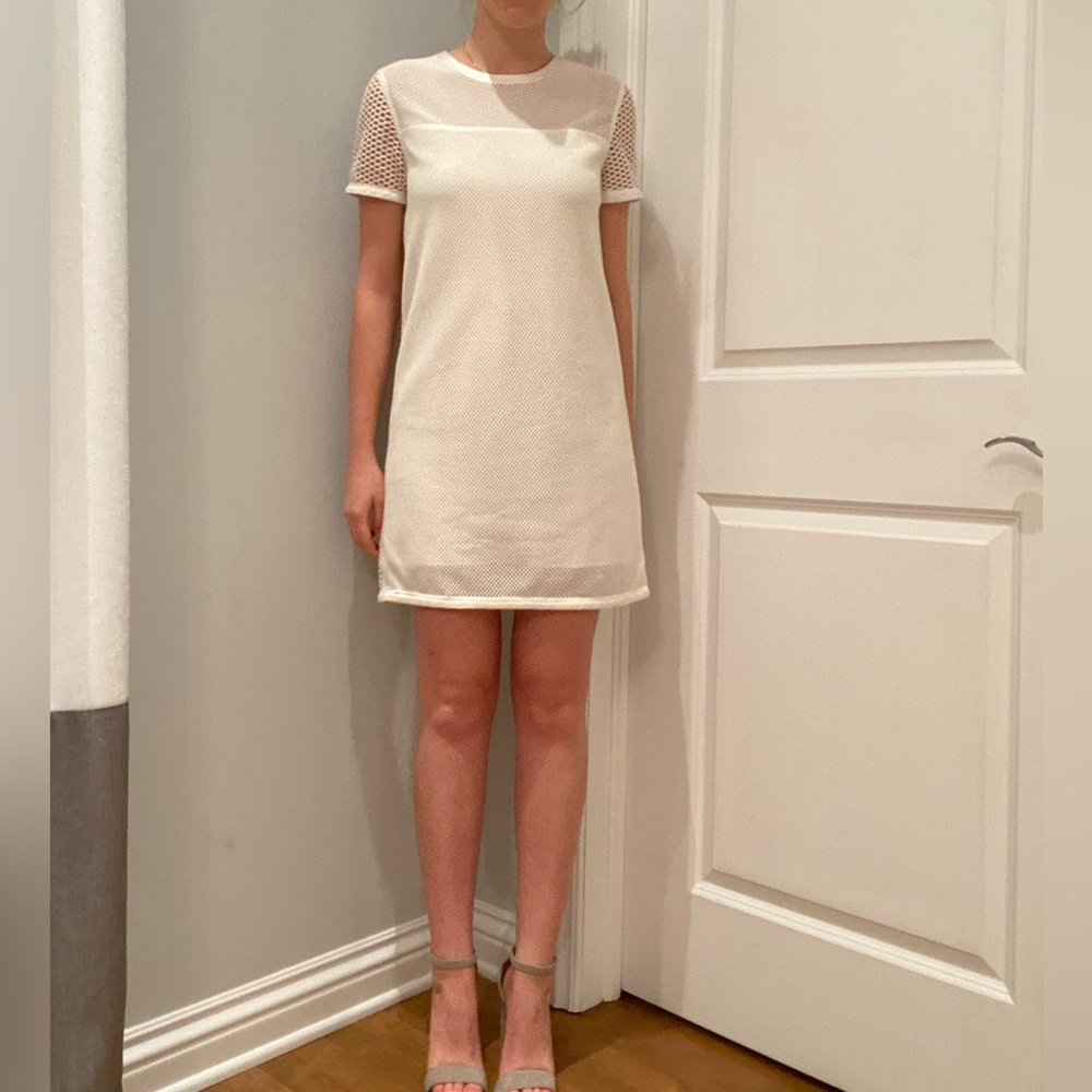 Rag & bone mini mesh dress